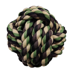 Camo Rope Knott Ball Dog & Cat Toy