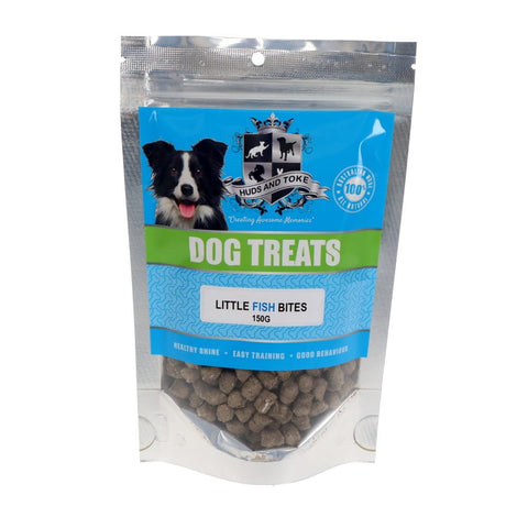 Huds and Toke LITTLE FISH BITES Dog Treats Puppy Treats Training Treats 150g