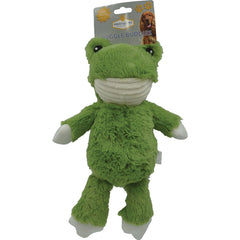 Snuggle Pals PLUSH FROG Dog Toy Puppy Squeaker Toy - Large 30 x 17 cm