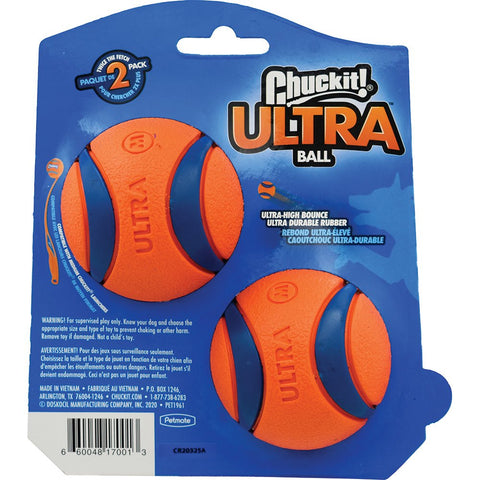 Chuckit! ULTRA Dog BALL Puppy Ball Play Launcher Medium 6cm Single Ball